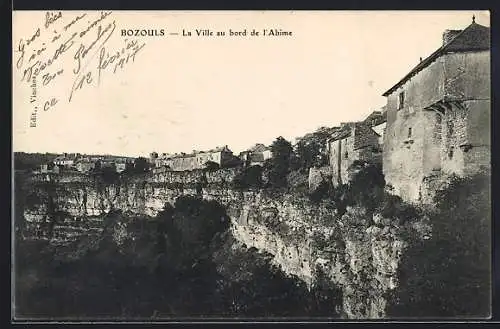 AK Bozouls, La Ville au bord de l`Abime