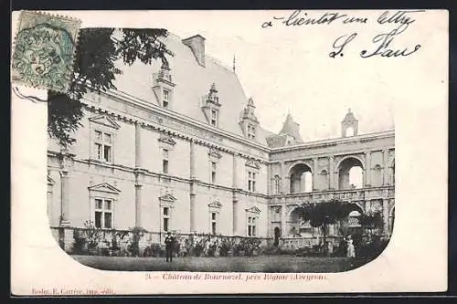 AK Rignac /Aveyron, Chateau de Bournazel