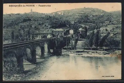 AK Broquiès-le-Vieux, Panorama