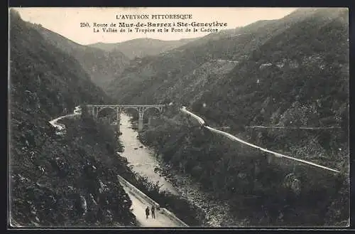 AK Vallée de la Truyère /Aveyron, Route de Mur-de-Barrez à Ste-Geneviève