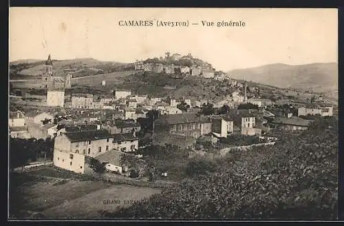 AK Camares /Aveyron, Vue générale