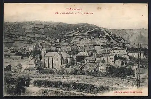 AK Cransac /Aveyron, Vue générale