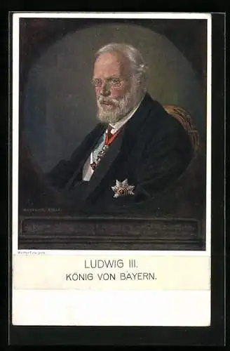 AK Prinz Ludwig von Bayern mit Orden