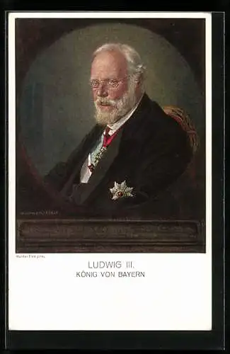 AK Prinz Ludwig von Bayern mit Orden