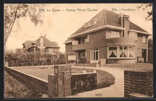 AK Knokke, Le Zoute, Avenue Prince Charles, Villa Ferndale