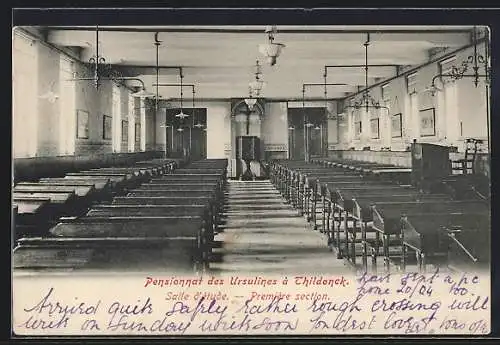 AK Thildonck, Pensionnat des Ursulines, Salle d`étude, Première Section