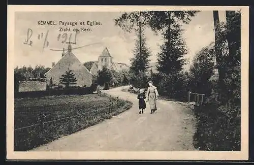 AK Kemmel, Paysage et Eglise