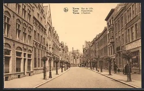 AK Ypres, Rue de Lille