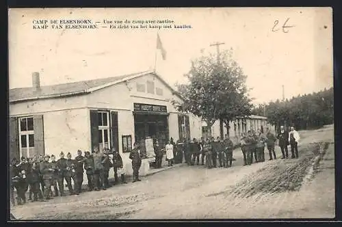 AK Elsenborn, Une vue du camp avec cantine