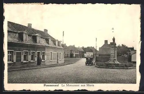 AK Pommeroeul, Le Monument aux Morts