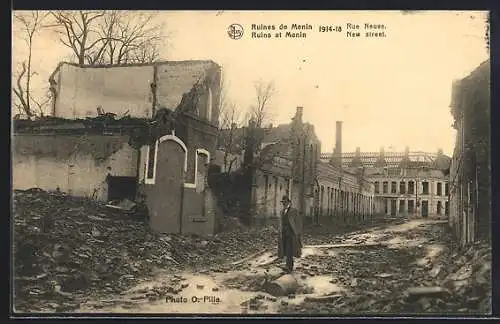 AK Menin, Rue Neuve, ruines