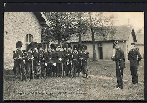 AK Bourg-Léopold, Camp de Beverloo, Vue à la caserne