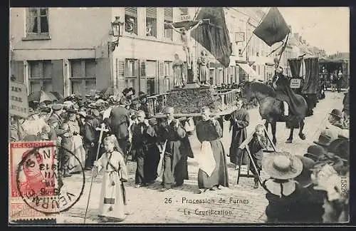 AK Furnes, Procession, La Crucification