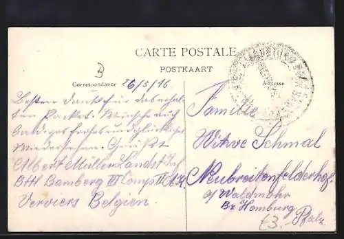 AK Verviers, Rue St-Laurent, Strassenpartie