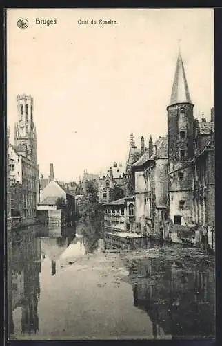 AK Bruges, Quai du Rosaire