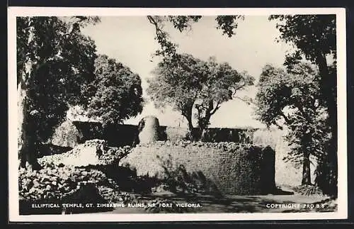 AK Fort Victoria, Elliptical Temple, Gt. Zimbabwe Ruins