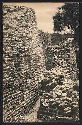 AK Great Zimbabwe, Parallel Passage Temple