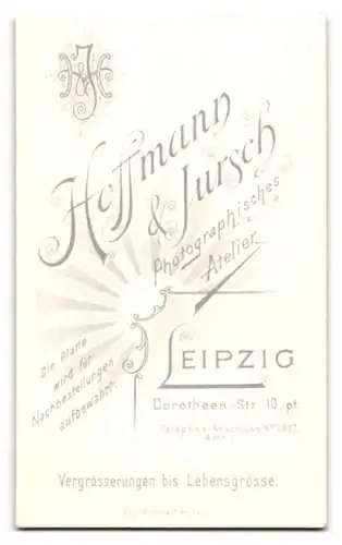 Fotografie Hoffmann & Jursch, Leipzig, Dorotheenstr. 10, Porträt eines Paares