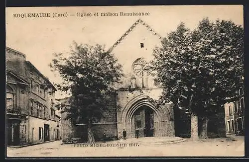 AK Roquemaure /Gard, Eglise et maison Renaissance