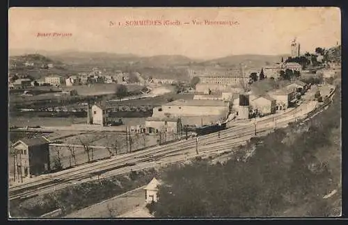 AK Sommières /Gard, Vue panoramique