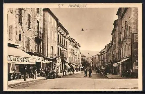 AK St. Ambroix /Gard, Boulevard du Portalet