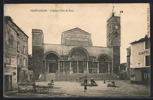 AK Saint-Gilles, L`Église, vue du face