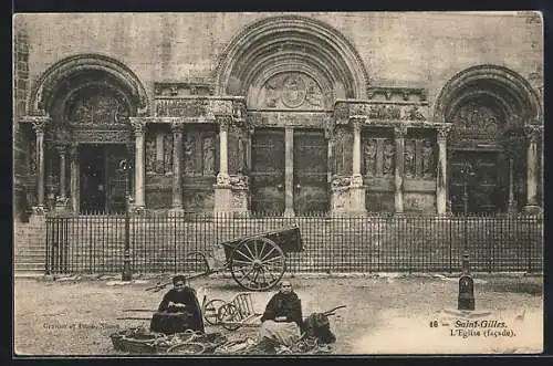 AK Saint-Gilles, L`Eglise, facade