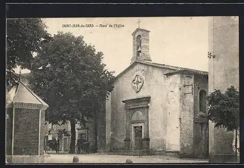 AK Saint-Jean-du-Gard, Place de l`Eglise