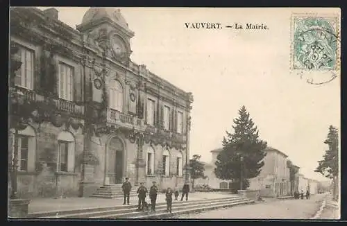 AK Vauvert, La Mairie