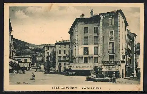 AK Le Vigan, Place d`Assas, Café des Fleurs