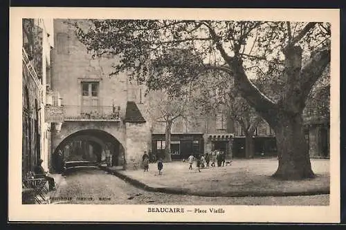 AK Beaucaire, Place Vieille, Hotel Restaurant Jalaguier