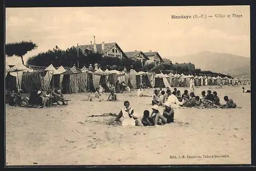 AK Hendaye /P.-B., Villas et Plage