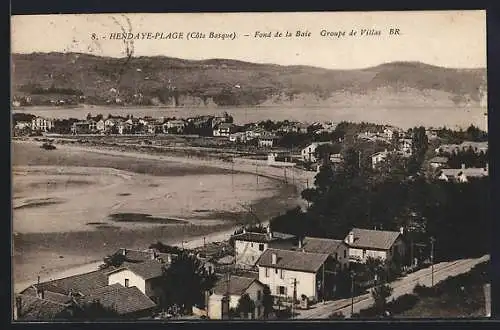 AK Hendaye-Plage, Fond de la Baie, Groupe de Villas