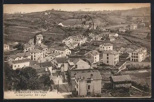 AK Hendaye /Cote Basque, Le Bas Quartier