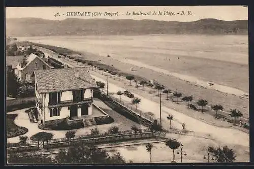 AK Hendaye /Cote Basque, Le Boulevard de la Plage