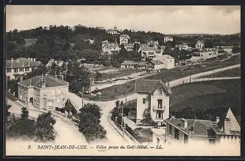 AK Saint-Jean-de-Luz, Villas prises du Golf Hotel