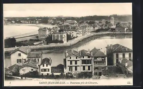 AK Saint-Jean-de-Luz, Panorama pris de Cibourre