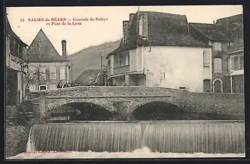 AK Salies-de-Bearn, Cascade du Saleys et Pont de la Lune