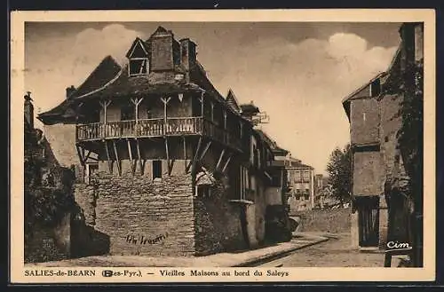 AK Salies-de-Bearn, Villa Maisons au bord du Saleys