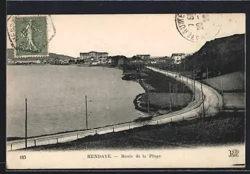 AK Hendaye, Route de la Plage