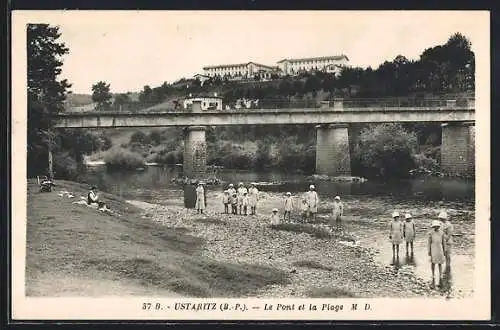 AK Ustaritz, Le Pont et la Plage