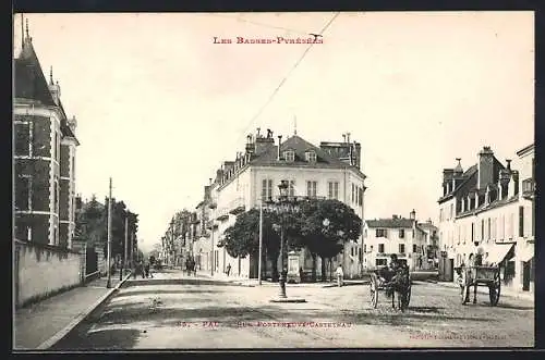 AK Pau /B.-P., Rue Porteneuve-Castelnau