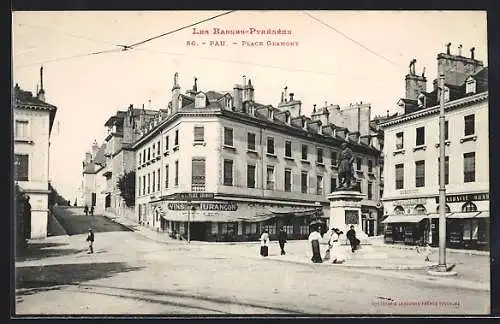 AK Pau /B.-P., Place Gramont