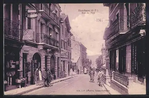 AK Hendaye /B.-P., Rue du Port