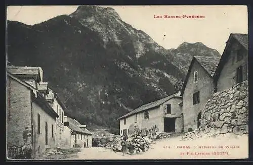 AK Gabas /B.-P., Intérieur du Village et Pic Lavigne