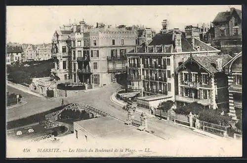 AK Biarritz, Les Hotels du Boulevard de la Plage