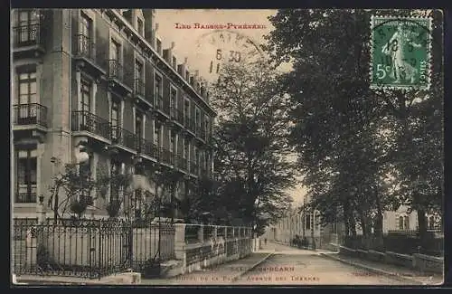 AK Salies-de-Béarn, Hotel de la Paix, Avenue des Thermes