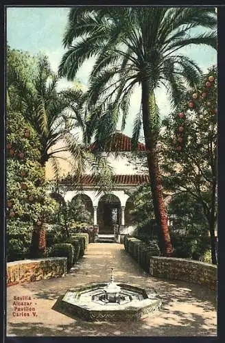 AK Sevilla, Alcazar, Pavillon Carlos V.