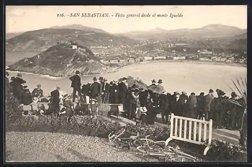 AK San Sebastian, Vista general desde el monte Igueldo