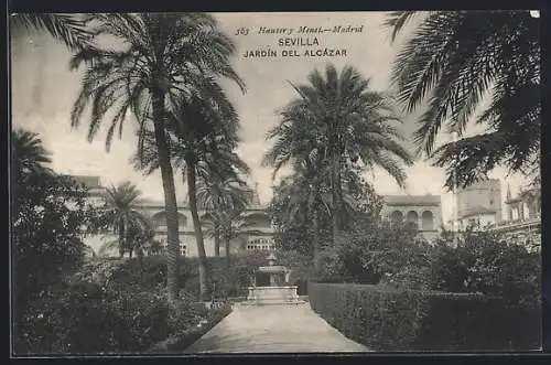 AK Sevilla, Jardín del Alcázar